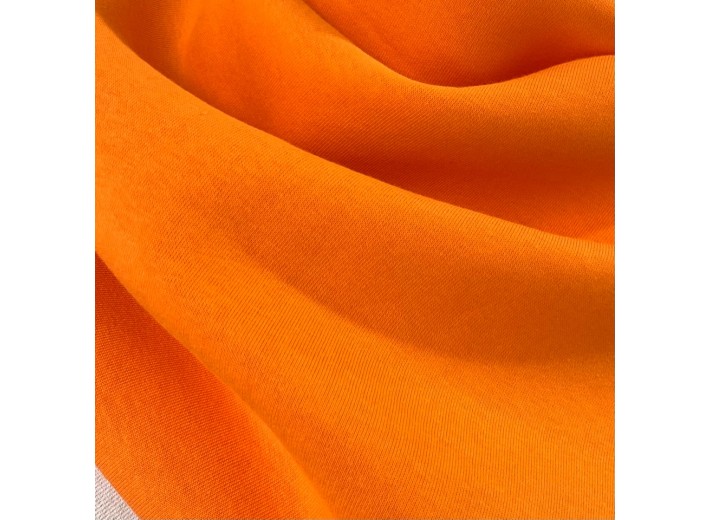 Футер 3х нитка с начесом Ярко-оранжевый