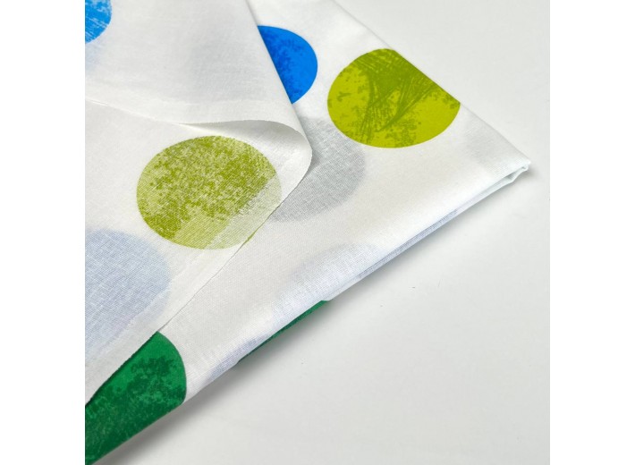 Бязь набивная Цветной горох 142 г/м2