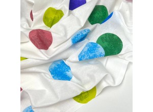 Бязь набивная Цветной горох 142 г/м2