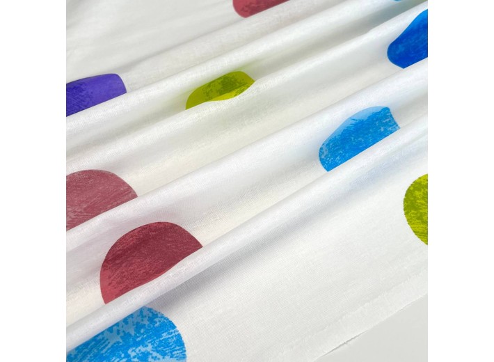 Бязь набивная Цветной горох 142 г/м2