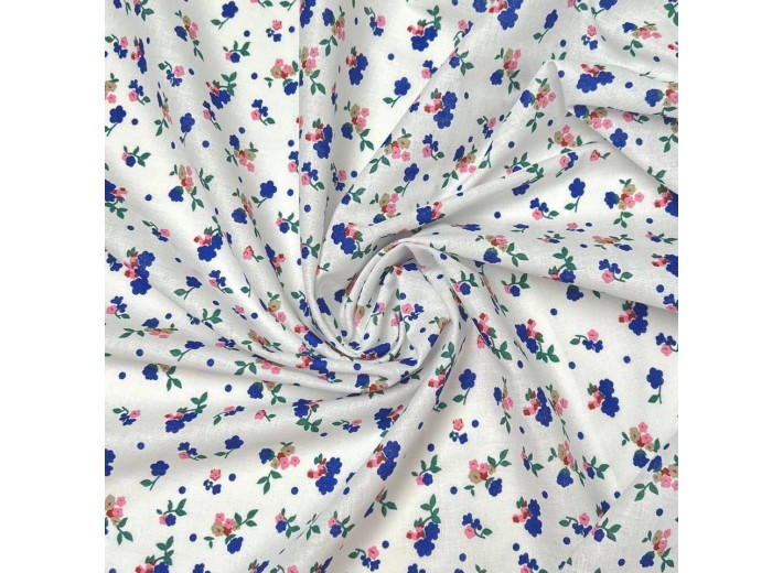 Ситец набивной Цветочки