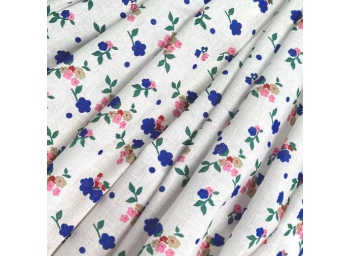 Ситец набивной Цветочки