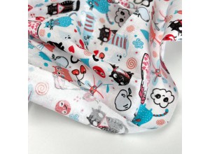 Ситец набивной Коты