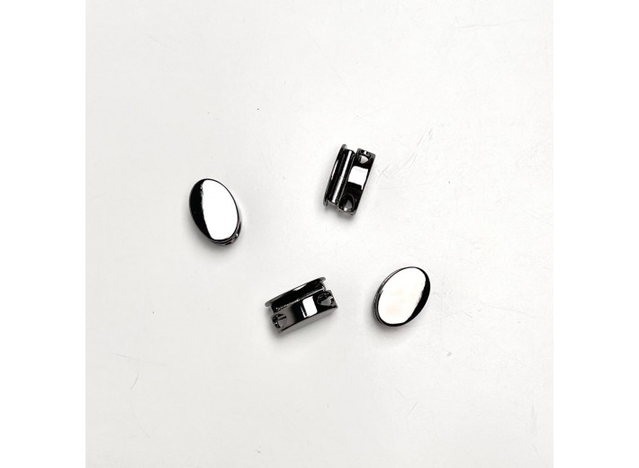 Фиксатор овальный металл Черный никель