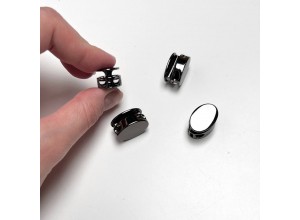 Фиксатор овальный металл Черный никель