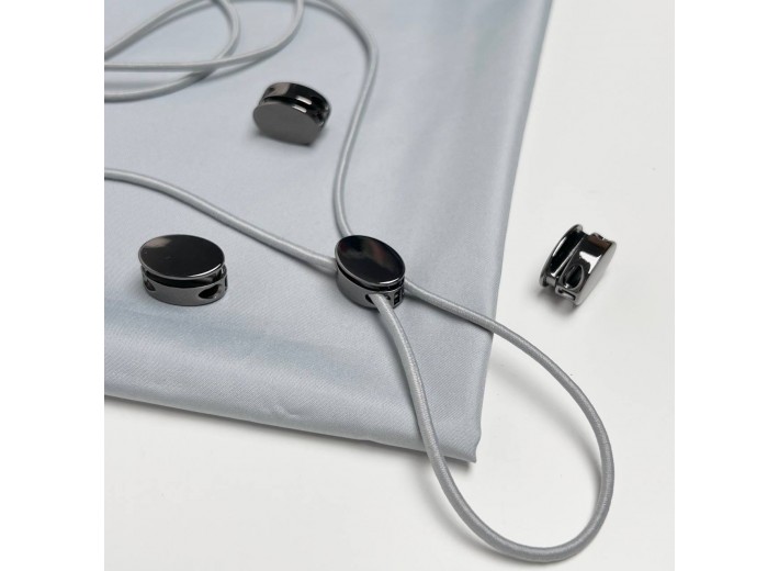 Фиксатор овальный металл Черный никель