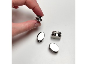 Фиксатор овальный металл Никель