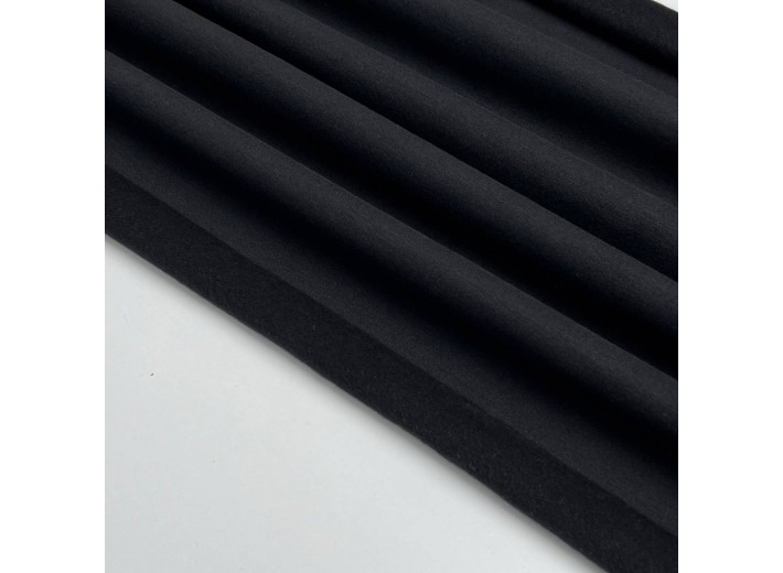 Футер 2х нитка микроначес с велюр-эффектом Черный