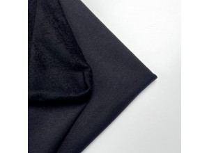 Футер 2х нитка микроначес с велюр-эффектом Черный