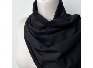 Футер 2х нитка микроначес с велюр-эффектом Черный