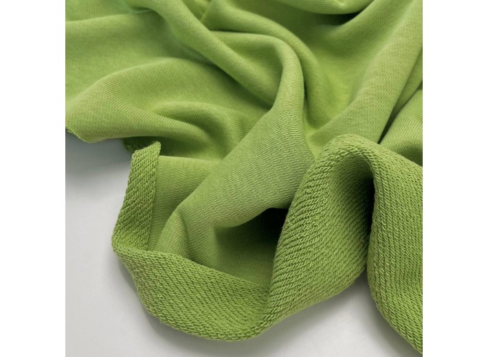 Футер 3х нитка петля Молодая зелень (диагональ)