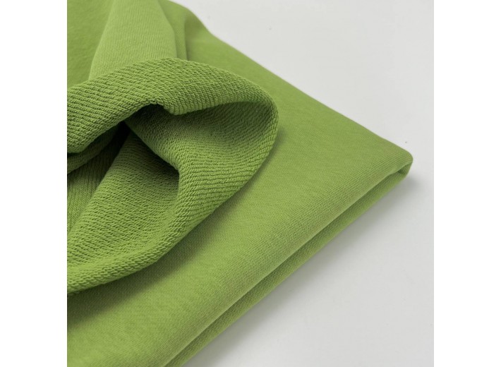 Футер 3х нитка петля Молодая зелень (диагональ)