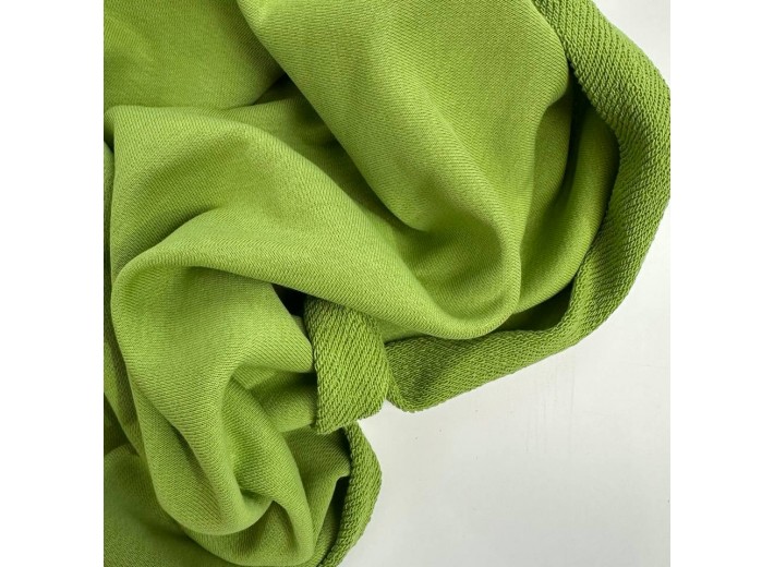 Футер 3х нитка петля Молодая зелень (диагональ)