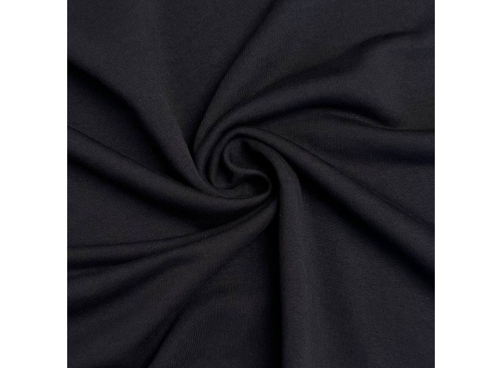 Футер 3х нитка петля Черный премиум (диагональ) (340 г/м2)