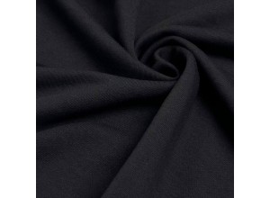 Футер 3х нитка петля Черный премиум (диагональ) (340 г/м2)