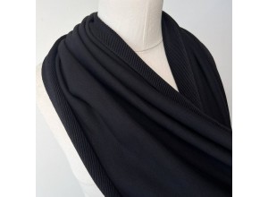 Футер 3х нитка петля Черный премиум (диагональ) (340 г/м2)