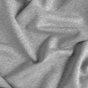Футер 3х нитка петля Серый меланж 100% х/б (диагональ 470 г/м2)