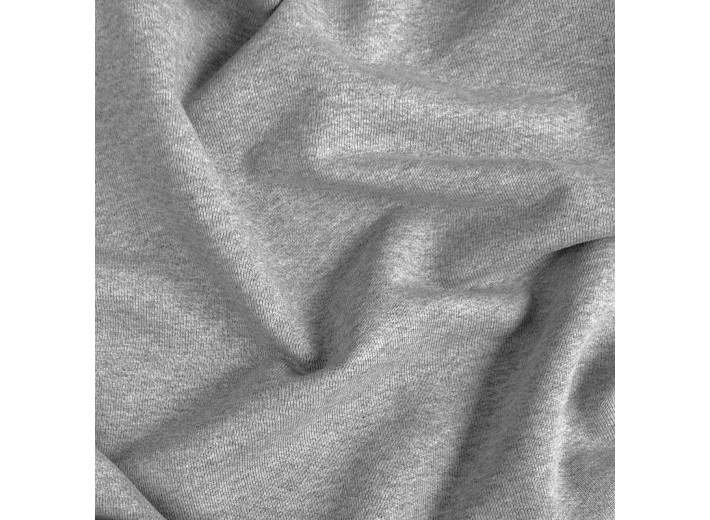Футер 3х нитка петля Серый меланж 100% х/б (диагональ 470 г/м2)