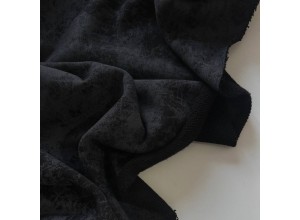 Футер 3х нитка петля Варенка Черный (диагональ)