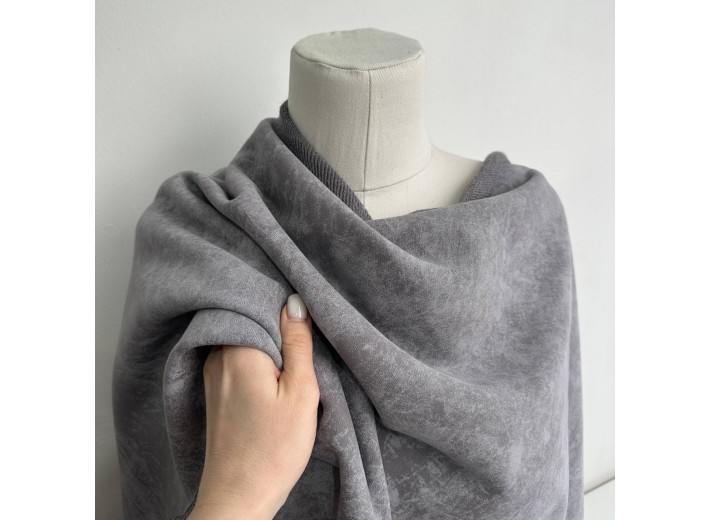 Футер 3х нитка петля Варенка Серый (диагональ)