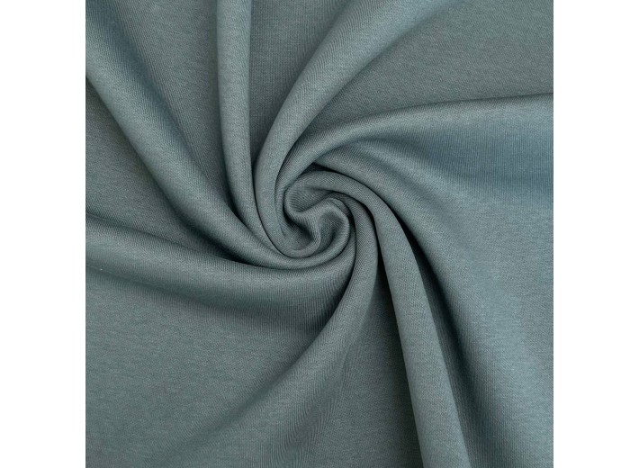 Футер 3х нитка с начесом Изумрудно-графитовый (Американский)