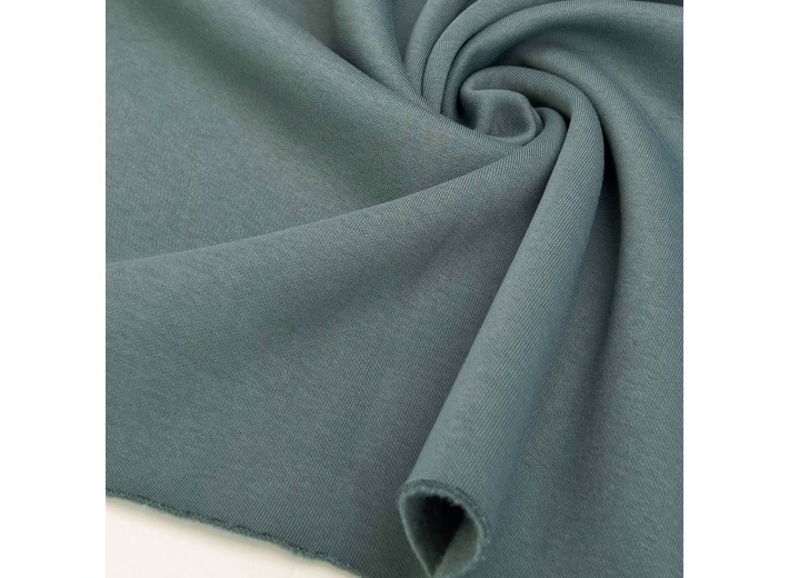 Футер 3х нитка с начесом Изумрудно-графитовый (Американский)