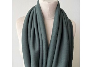 Футер 3х нитка с начесом Изумрудно-графитовый (Американский)