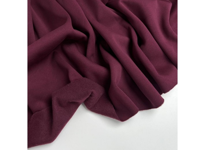 Футер 3х нитка с начесом Винный (Американский)