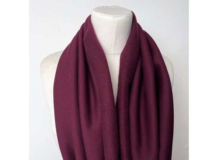 Футер 3х нитка с начесом Винный (Американский)