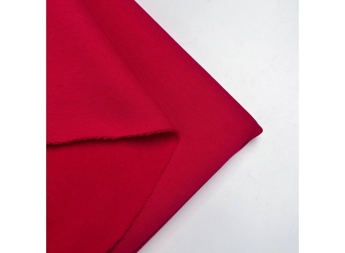 Футер 3х нитка с начесом Красный