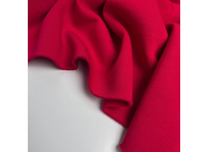 Футер 3х нитка с начесом Красный