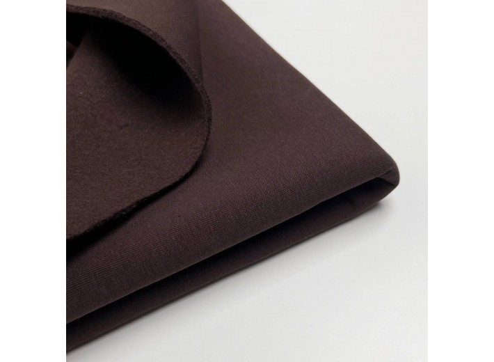 Футер 3х нитка с начесом Темно-коричневый