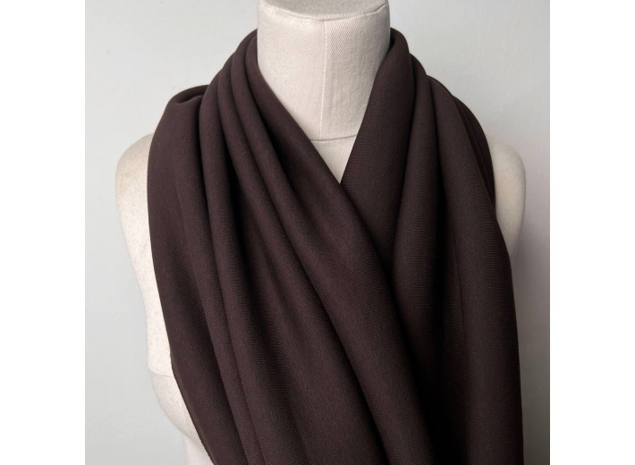 Футер 3х нитка с начесом Темно-коричневый