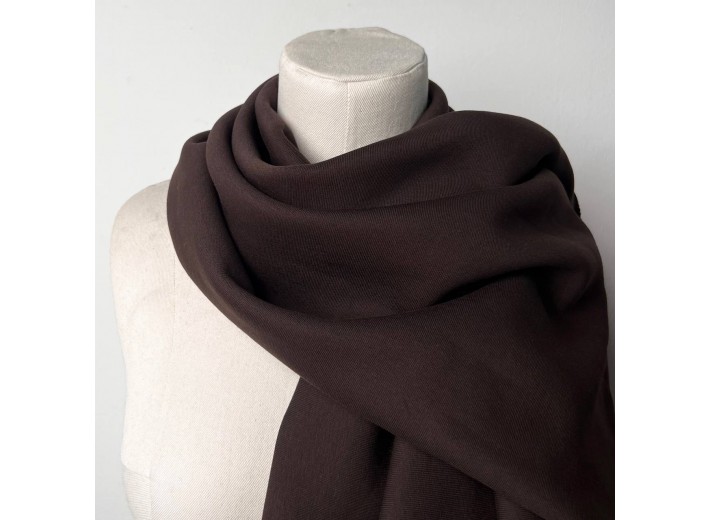 Футер 3х нитка с начесом Темно-коричневый