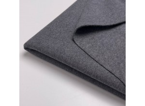 Футер-пике (3х нитка с начесом) Антрацит меланж