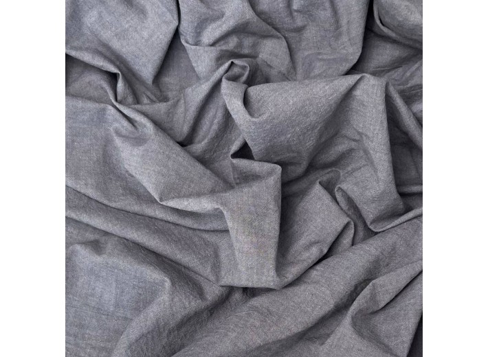 Хлопок вареный Серый меланж