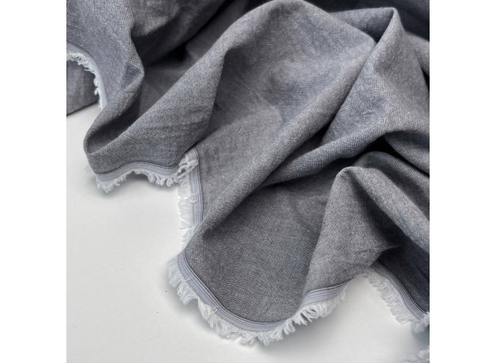 Хлопок вареный Серый меланж