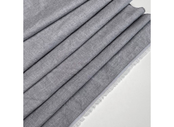 Хлопок вареный Серый меланж