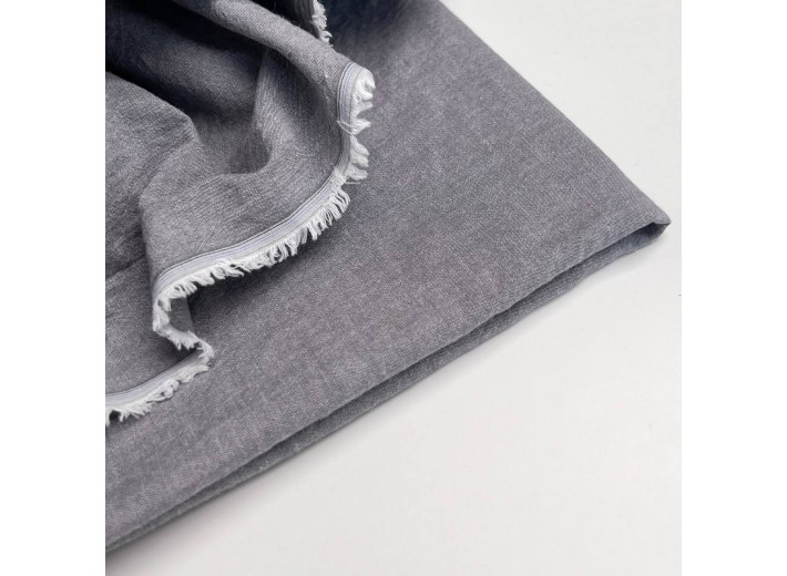 Хлопок вареный Серый меланж