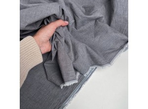 Хлопок вареный Серый меланж