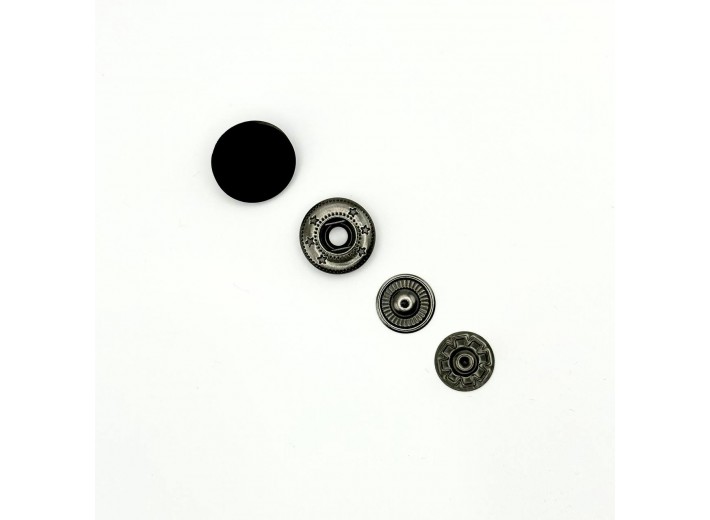 Кнопка Альфа KP01 Черный матовый 15мм