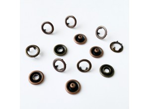 Кнопка 9,5 мм Антик кольцо