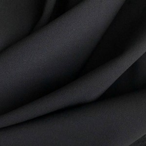 Ткань костюмная с эластаном Черный