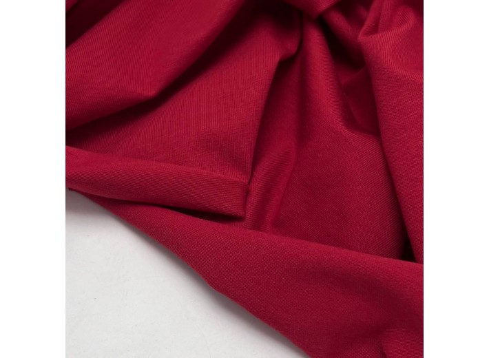 Кулирная гладь Темно-красный (190 г/м2)