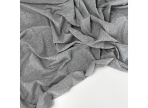 Кулирная гладь Темно-серый меланж (190 г/м2)