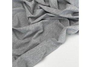 Кулирная гладь Темно-серый меланж (190 г/м2)