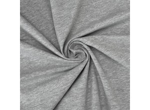 Кулирная гладь Темно-серый меланж (190 г/м2)