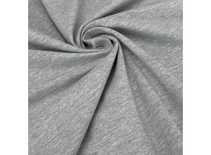 Кулирная гладь Темно-серый меланж (190 г/м2)