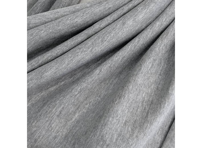 Кулирная гладь Темно-серый меланж (190 г/м2)