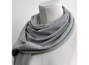 Кулирная гладь Темно-серый меланж (190 г/м2)